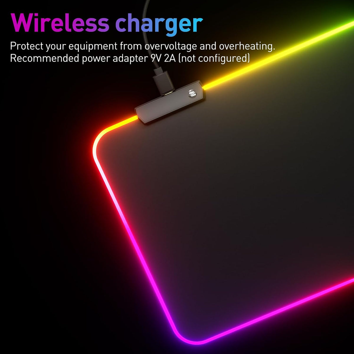 RGB Mousepad Led Mouse Pad, Large Mouse Pad,Led and Big Mouse Mat